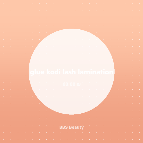 glue kodi lash lamination