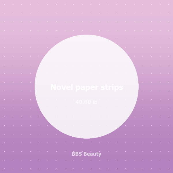 Novel paper strips