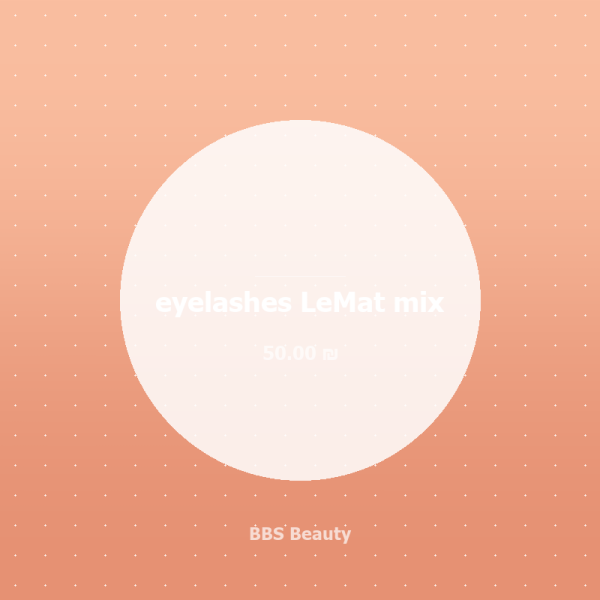 eyelashes LeMat mix
