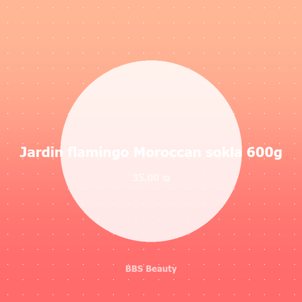 Jardin flamingo Moroccan sokla 600g