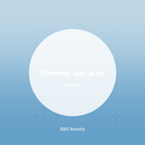 Remover lash & go