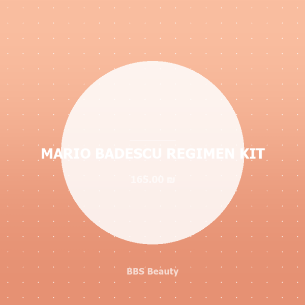 MARIO BADESCU REGIMEN KIT