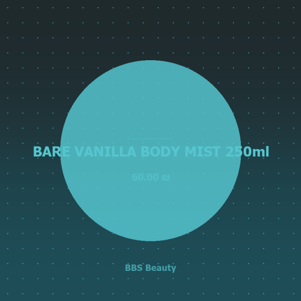 BARE VANILLA BODY MIST 250ml