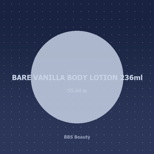 BARE VANILLA BODY LOTION 236ml