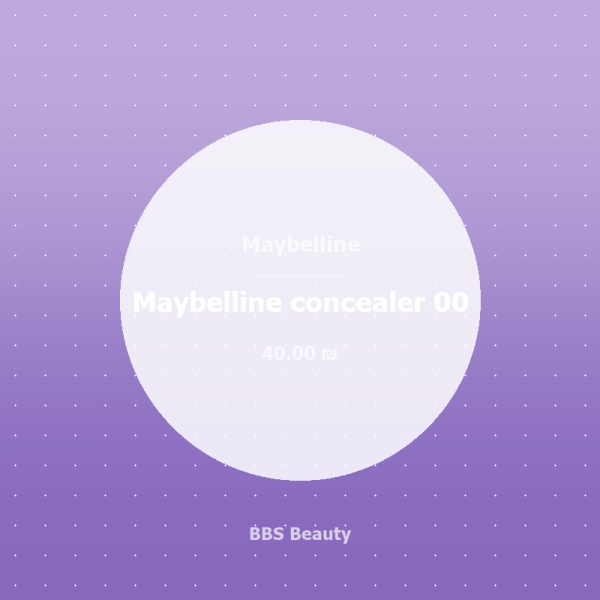 Maybelline concealer 00
