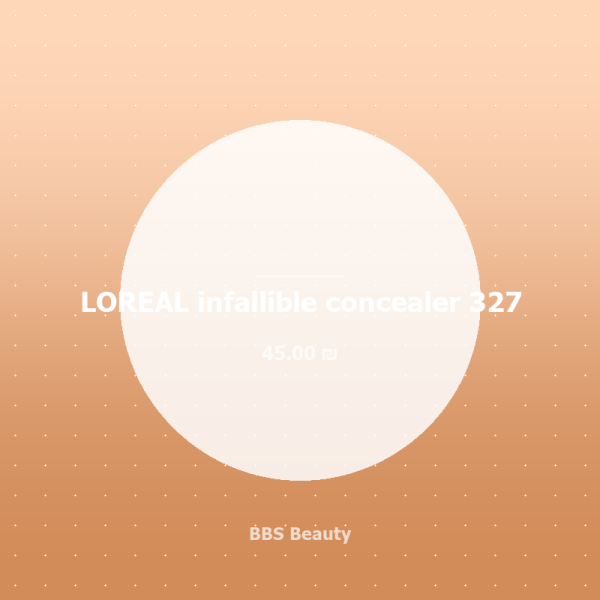 LOREAL infallible concealer 327