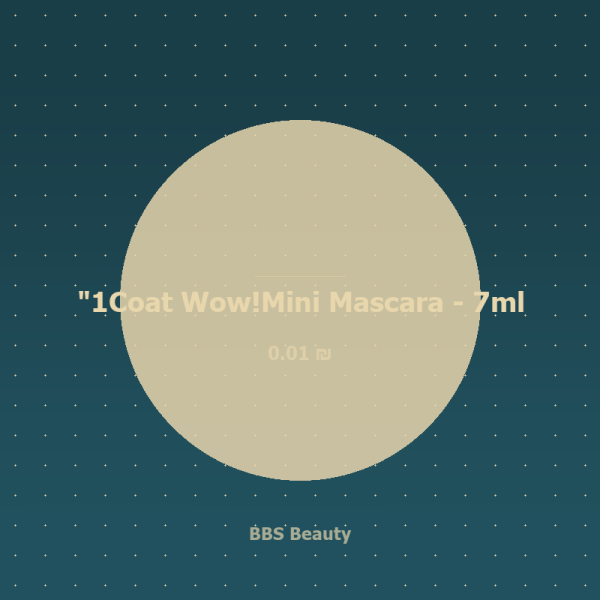 1Coat Wow!Mini Mascara - 7ml;