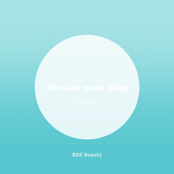 fino hair mask 230g