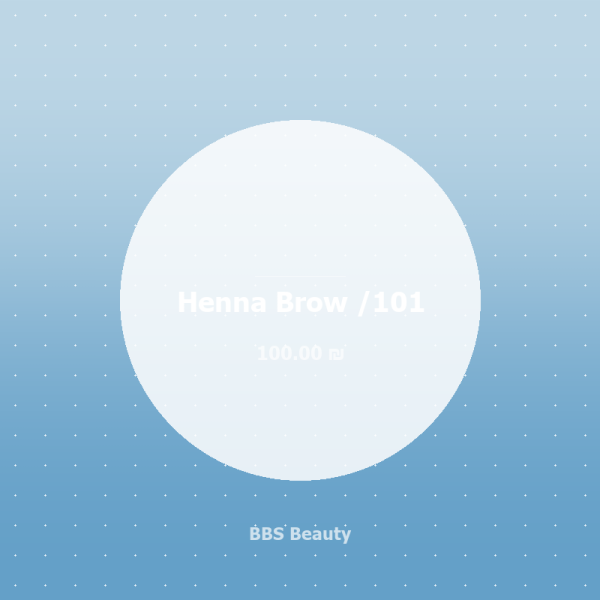 Henna Brow /101